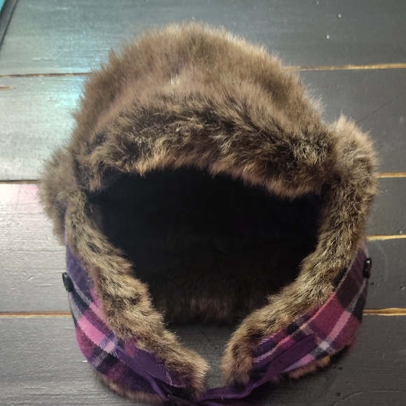 D&Y WOMEN'S PLAID TRAPPER WINTER 🥶 🥶 🥶 BEANIE/HAT 🥶 🥶 🥶 🥶 🥶 🥶 🥶 🥶 🥶 - Picture 4 of 12